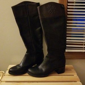 Just like new. Black & Brown leather boot